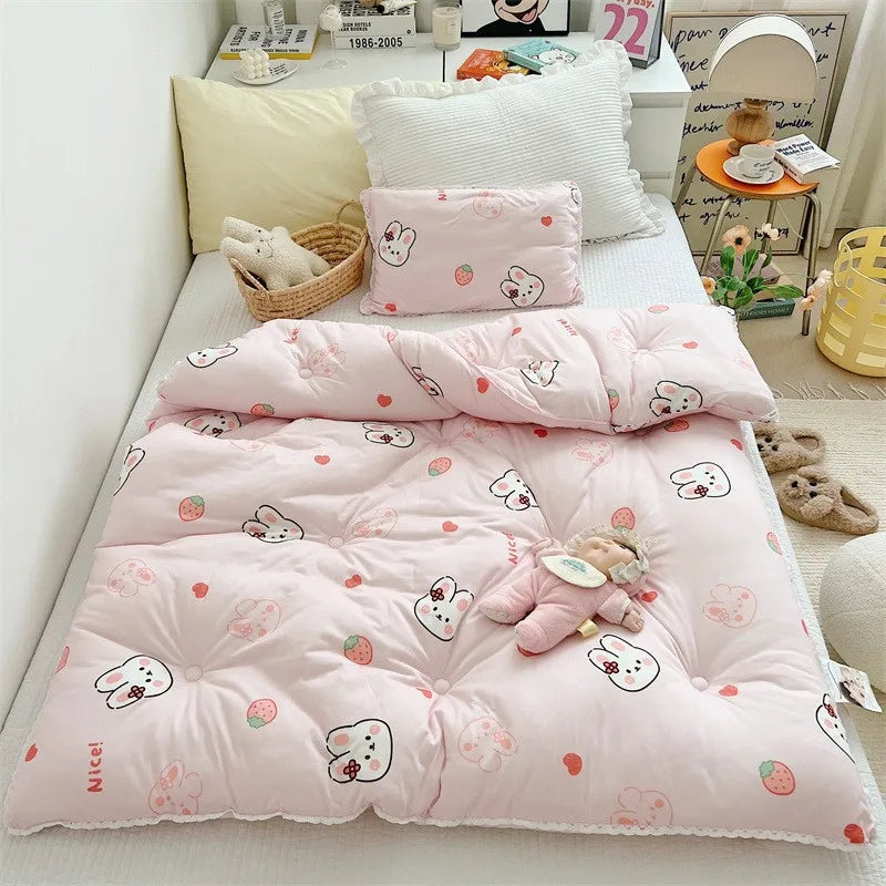 120x150cm Baby Quilt Blanket Four Season Kids Sleeping Blanket Washable Home Nursery School Children Blanket Quilt Bedding