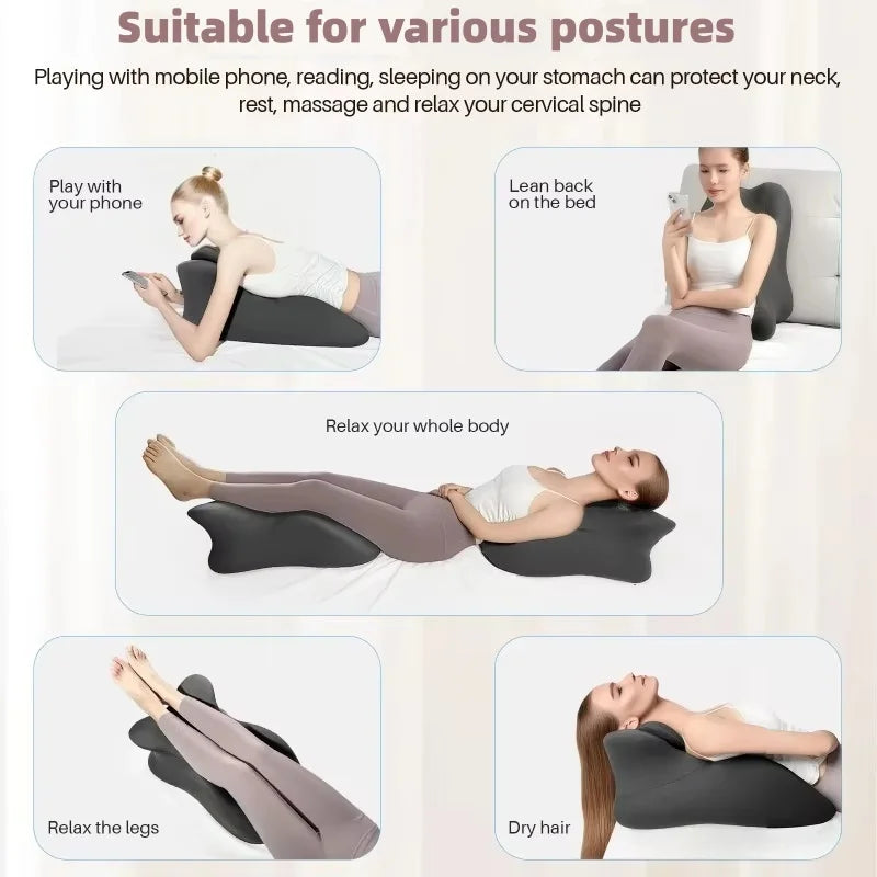 Bed Reading Pillow Multi-functional Lie Down Pillow Leg Waist And Back Cushion Washable Care Support Pad  Removable Body Pillow