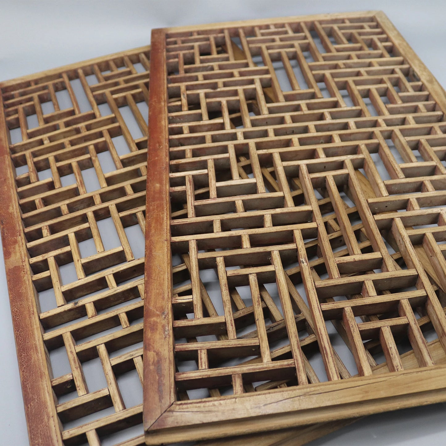 Old Window Panels, Heavy Hardwood Carvings, Home Decoration, Wall Hangings