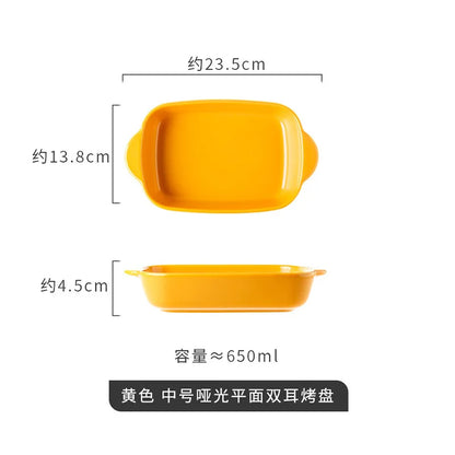 Bread Pan for Baking Tools and Accessories Oven Tray Kitchen Utensil Porcelain Dishes Cooking Utensils Bakeware Ceramic Pans Bar