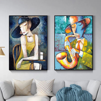 100% Handmade Oil Painting Picasso Famous Painting Canvas Art Wall Picture for Living Room Decoration Abstract Home Decor