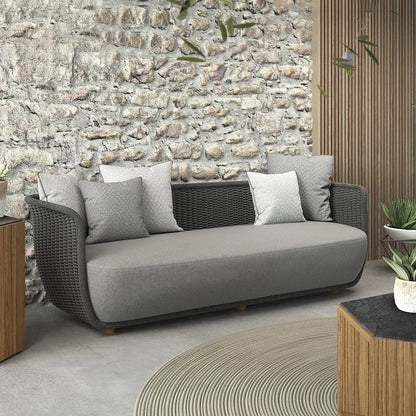 Rattan Wood Garden Furniture Sets Beach Fabric Garden Furniture Sets Round Backyard Muebles De Patio Exterior Patio Furnitures