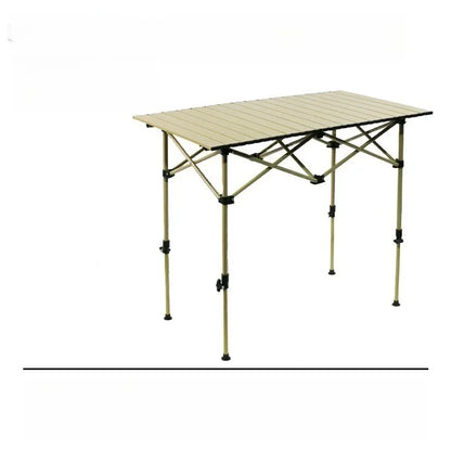 Picnic Camping Adjustable Lightweight Egg Roll Folding Table Outdoor Adjustable Table Camping Mesa Plegable Outdoor Furniture