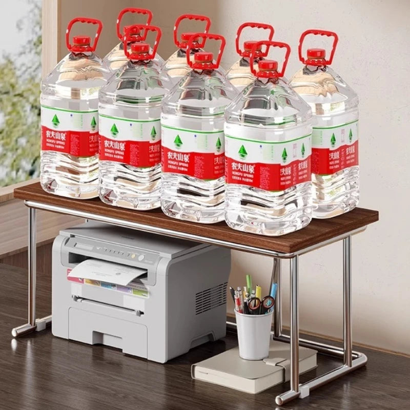 Mental Storage Rack Large Office Organizer Shelf Multi Functional Desktop Printer Storage Shelves Room Decoration Accessories
