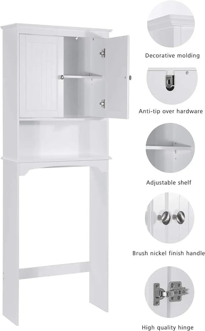 %a Over The Toilet Storage Cabinet, Bathroom Shelf Over Toilet, Bathroom Storage Cabinet Organizer