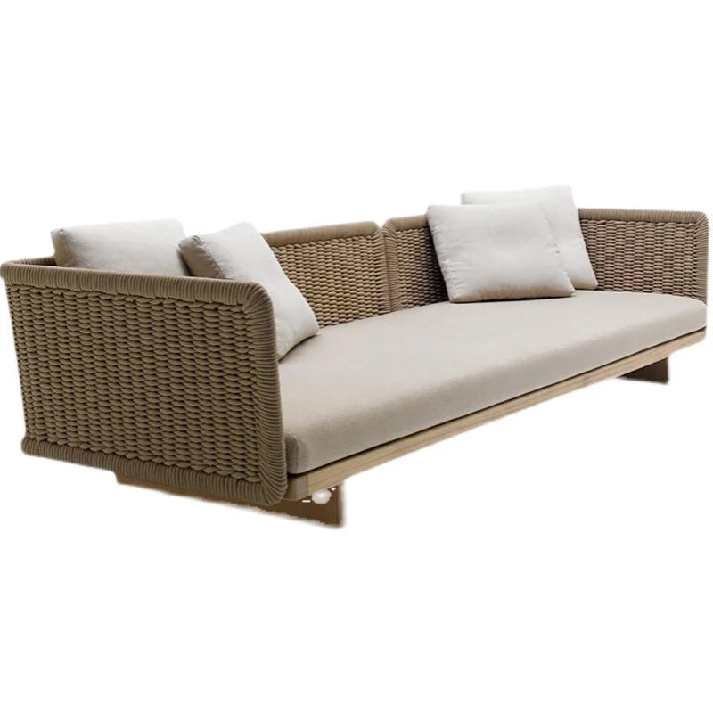 Nordic Wood Garden Furniture Sets Corner Relaxing Modern Luxury Garden Table Center Lounge Camping Designer Mesa Home Furniture