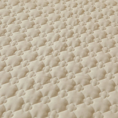 Solid Color Thicked Quilted lace Bed Skirt European Style 245x250cm Coverlet Bed Cover Bed Linen Solid Color King Queen Size