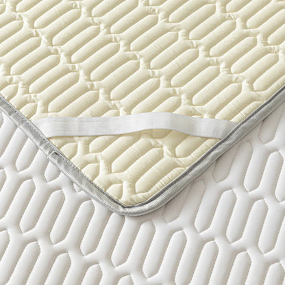Soft Thicken Latex Filling Summer Bed Mat and Pillowcase 2/3pcs Bedding Set Smooth Cool Feeling Bed Sheet Cooling Mattress Cover
