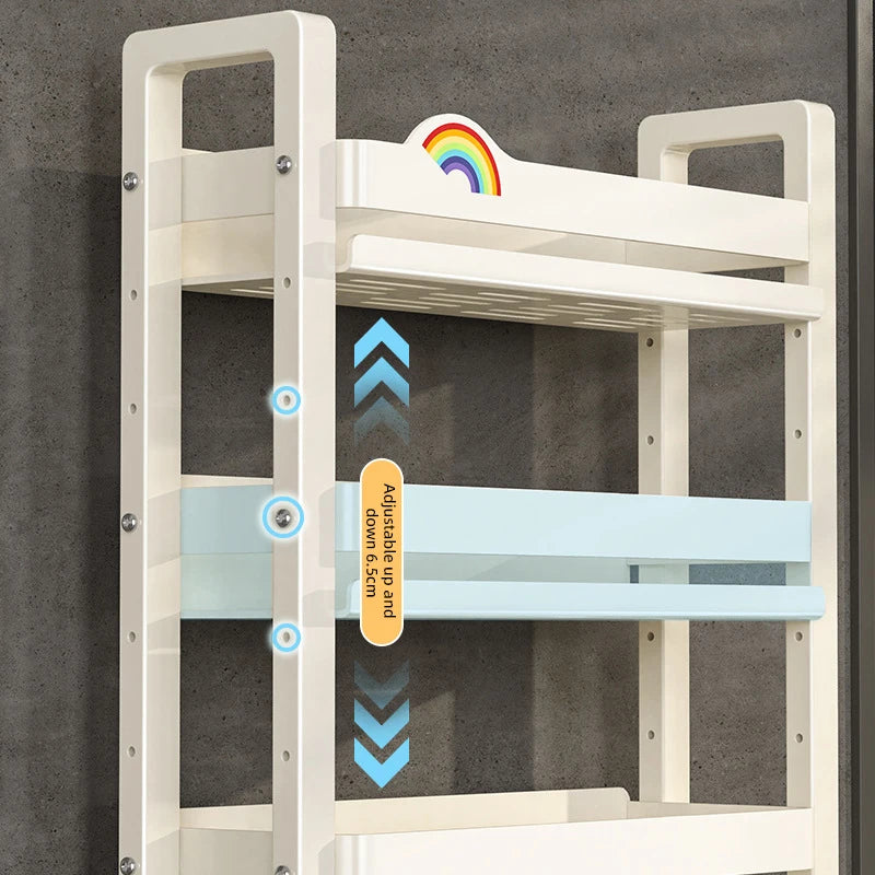 Cabinet Bathroom Standing Holder Over The Toilet Storage Rack Balcony Floor Toilet Rack Multi-Functional Toilet Simple Storage