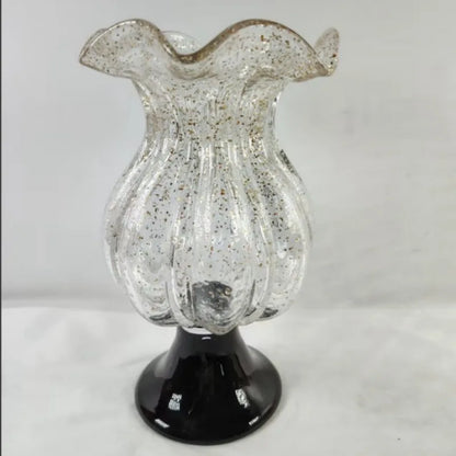 Retro Chinese Tall Glass Vase Creative Art Wind Lamp Vases Dried Flower Arrangement Device Decoration Salon Maison Luxe Jarrones