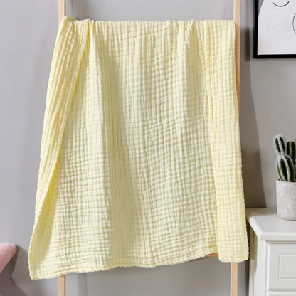 100% Cotton Blanket for Bed Soft Muslin Bed Blankets, Lightweight Breathable Bedspread Coverlet All Season Gauze Throw Blanket