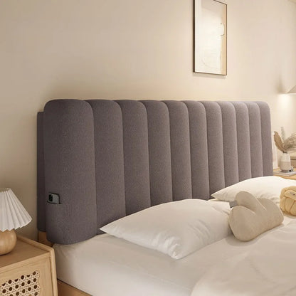 Plush Bed Head Cushions Simple Soft Ergonomic Headboard Cushions Aesthetic Lazy Pillows Home Textile Bedroom Pad Ornaments