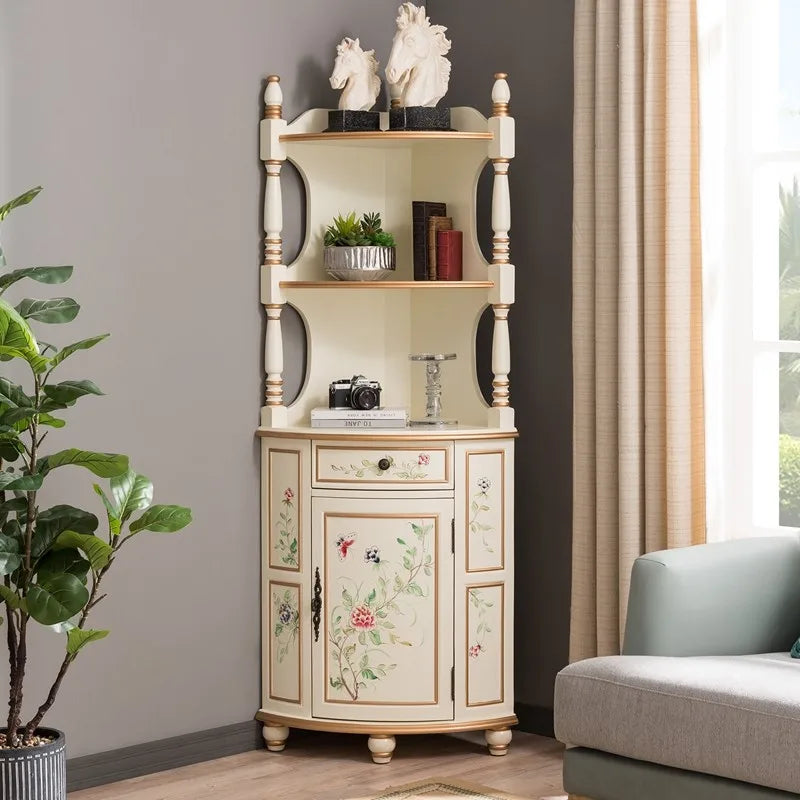 Wood Corner Living Room Cabinets Filing Decor Bookcase Mobile Living Room Cabinets Wine Nordic Vitrina Lounge Suite Furniture