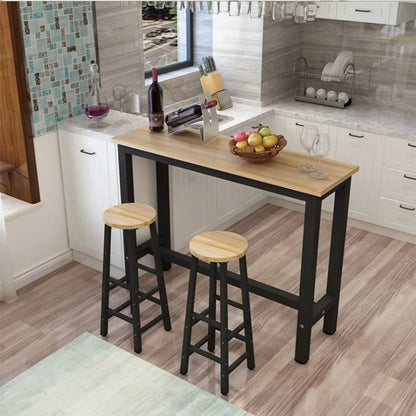 Slim Design Against The Wall Bar Table, Long Narrow High Table for Home Divider, Simple Dining, Milk Tea Shop Bar Furniture JT40