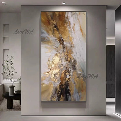 Large Size Group 1 Pcs Hand Painted Abstract Oil Painting on Canvas Wall Picture Art Living Room Home 1 Panel Wall Art Decor