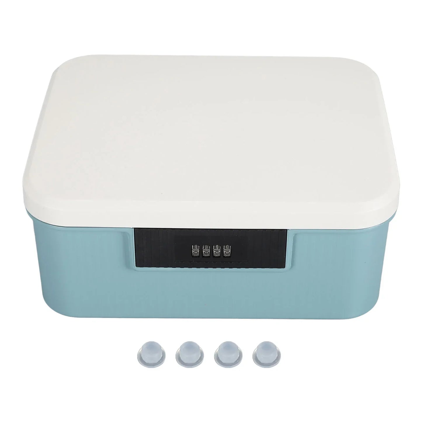 9L Capacity Lockable Storage Trunk Lockable Storage Trunk for Files Document Organizer Double Layer Password Storage Locking Box