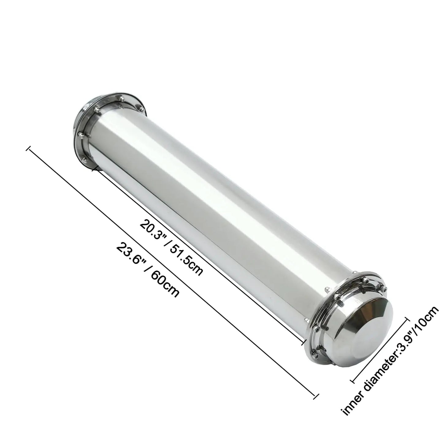 Stainless steel storage tank, time capsule