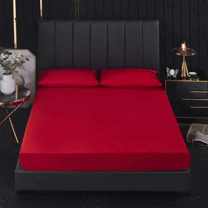 100% Waterproof Fitted Bed Sheet with Elastic Band Anti-slip Cover Mattress Protector for Single Double King Queen160 180 200