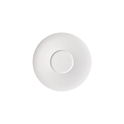 White Porcelain Western Steak Dinner Plate French Tableware Top-grade Home Kitchen Pasta Vegetable Round Plate Kitchen Plates