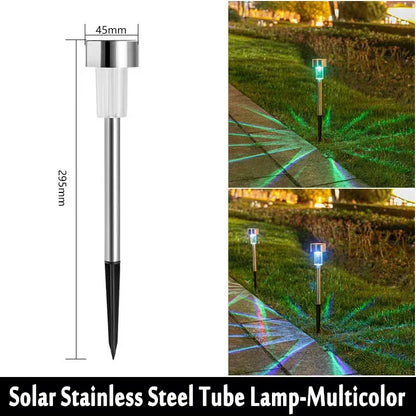 10Pack Solar Outdoor Lights Garden Lantern Solar Powered Lamp Waterproof Landscape Lighting Pathway Yard Lawn Garden Decoration