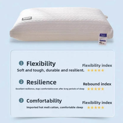 No-Collapse No-Deformation Pillow Core, High Support Cervical Pillow, Knitted Cotton Single Pillow Insert