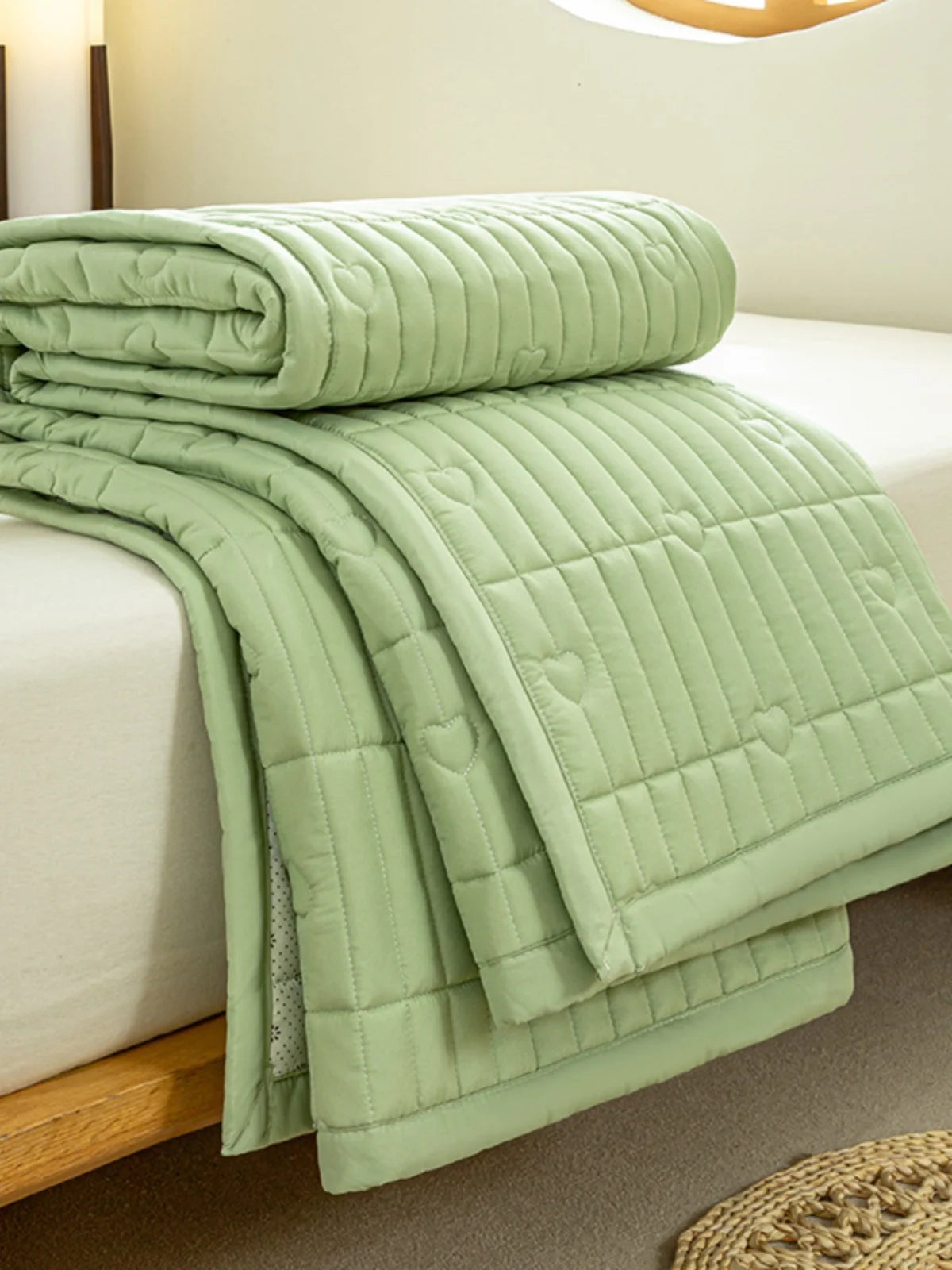 Class a Cotton Sandwich Mattr Soft Pad Home Bed Cover Dormi Single Double Bed Quilt All Seasons Universal