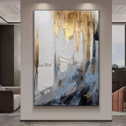 Large Size Group 1 Pcs Hand Painted Abstract Oil Painting on Canvas Wall Picture Art Living Room Home 1 Panel Wall Art Decor