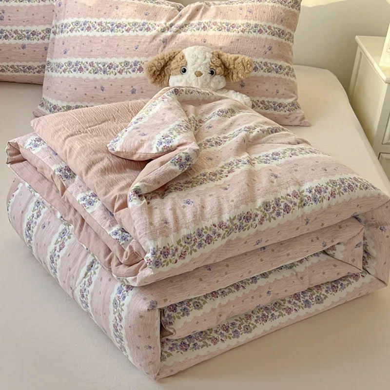 Summer Pure Cotton Quilts Blankets Bedroom Soft Cool Air Conditioner Quilt Comforter Bedspread Twin Queen King Bedding Quilts