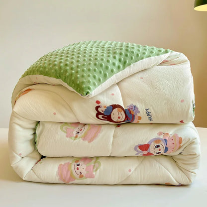Thi Waable Polyester Fiber Filled Blanket for Students And Adults Spring Autumn Winter Brand New Condition from China