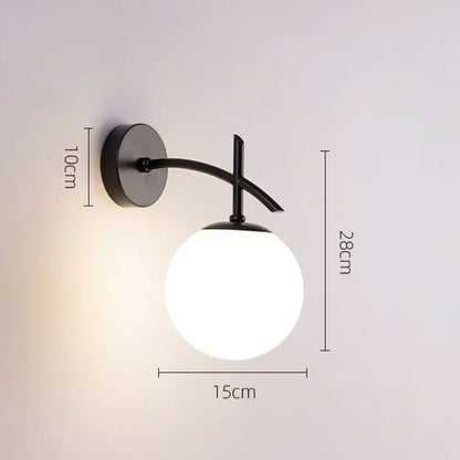 Simple Modern Living Room Background Lamp Bedroom Bedside Lights Minimalist Creative Corridor Wall Lamp