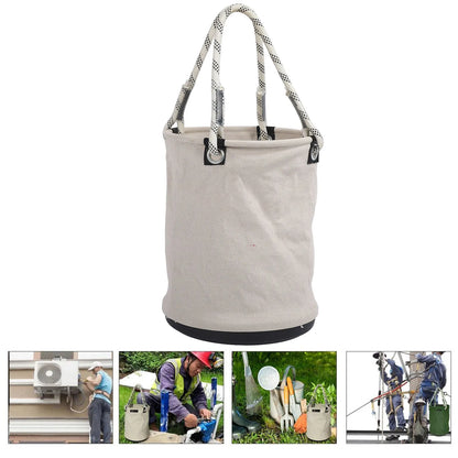 Storage Bucket  Bucket 40x30cm 30KG Load Bearing Plastic Bottom Nails  Tool Organizer for Maintenance Work