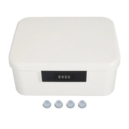 9L Capacity Lockable Storage Trunk Lockable Storage Trunk for Files Document Organizer Double Layer Password Storage Locking Box