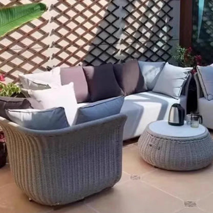Rattan Wood Garden Furniture Sets Beach Fabric Garden Furniture Sets Round Backyard Muebles De Patio Exterior Patio Furnitures