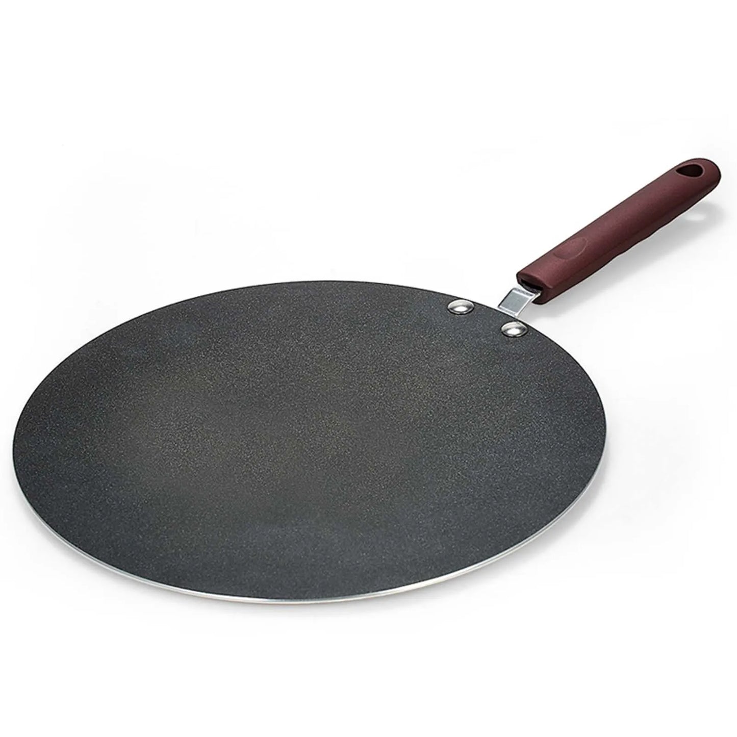Pancake Pan Aluminum Alloy Crepe Maker Flat Pan Griddle Pan with Spreader & Spatula Crepe Maker Griddle Flat Pan