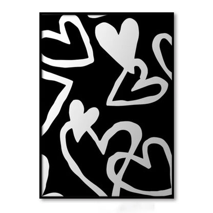 Wall Modern Painting Abstract Art Painting Nordic Style Images Calligraphy Room Decorations Calligraphy Indoor Creativie Design