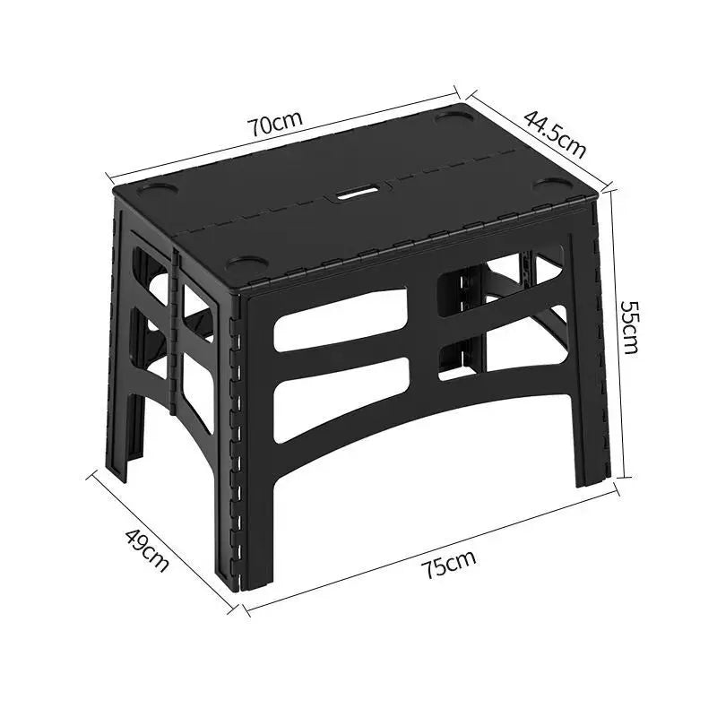Portable Plastic Folding Camping Table, Lightweight Table Nature Hike Car Travel Picnic Mini Coffee Tables, Outdoor Camping Gear