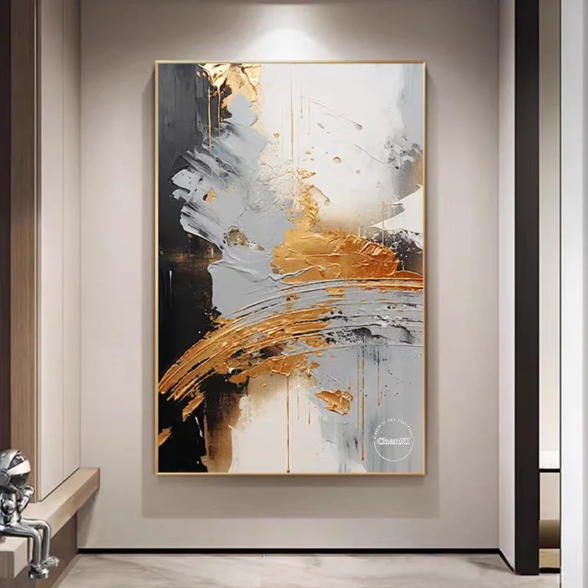 Handmade Picture Wall Art Paintings Handpainted Oil Painting On Canvas Large Handmade Wall Art Modern Home Decoration No Framed