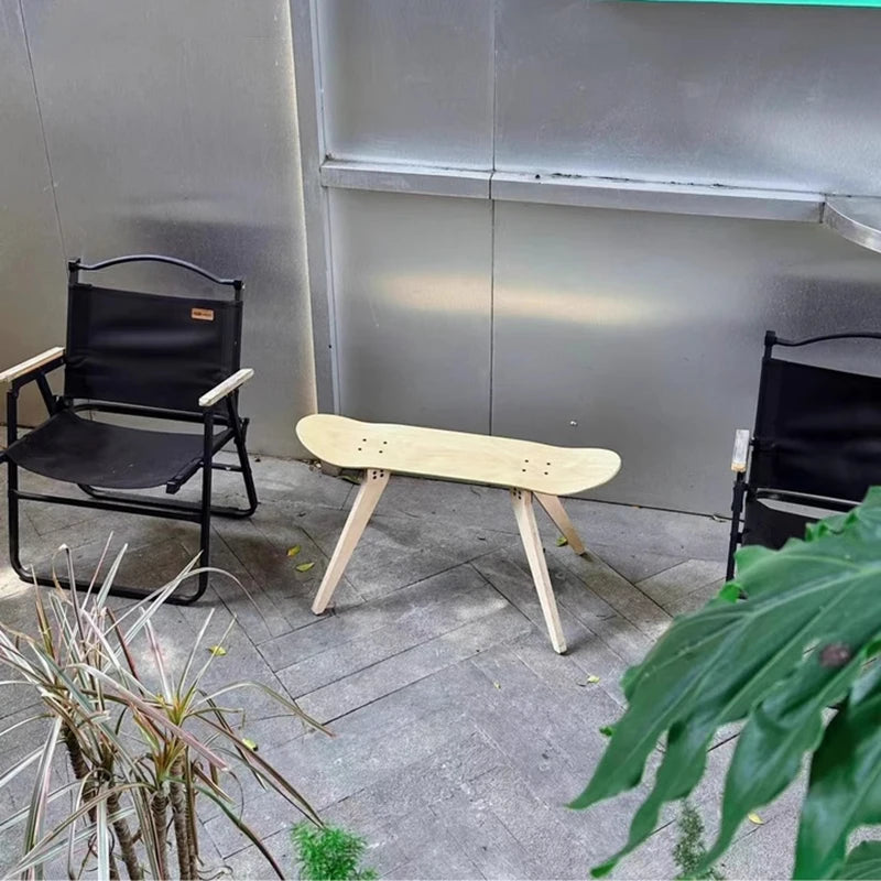 Nordic Stool Living Room Solid Wood Ottoman Modern Portable Removable Small Home Furniture Stool Outdoor Decorative Ottomans