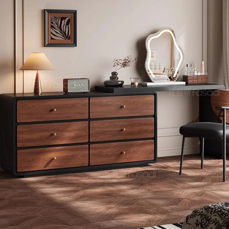 Vintage Design Dressing Table Woman China Style Comfortable Jeweler Dressing Table Bedroom Wooden Make Up Tafel Furniture