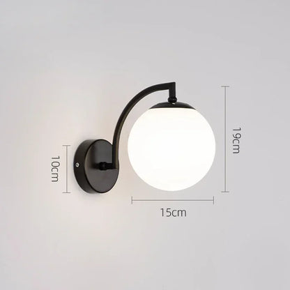 Simple Modern Living Room Background Lamp Bedroom Bedside Lights Minimalist Creative Corridor Wall Lamp