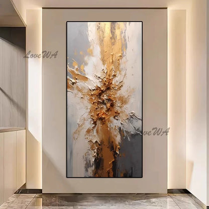 Large Size Group 1 Pcs Hand Painted Abstract Oil Painting on Canvas Wall Picture Art Living Room Home 1 Panel Wall Art Decor
