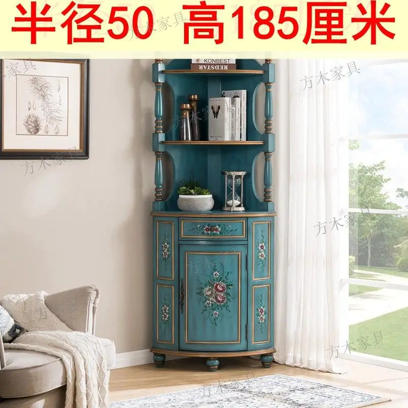 Wood Corner Living Room Cabinets Filing Decor Bookcase Mobile Living Room Cabinets Wine Nordic Vitrina Lounge Suite Furniture