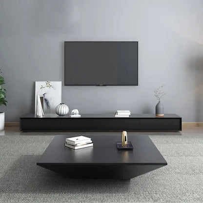 Nordic Modern Simple Square Creative Living Room TV Cabinet and Tea Table Combination