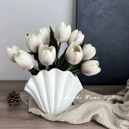 Ceramic Vase Home Decoration Living Room Nordic Style Home Decor Flower Vase Flower Pot Vase Decoration Home Jarrones