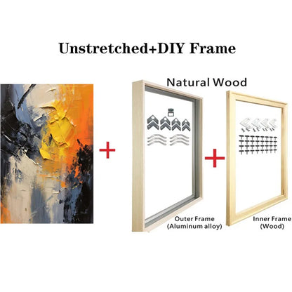 Original Hand-Painted 3D Texture Wall Art for Living Room And Bedroom Unique Gift Idea