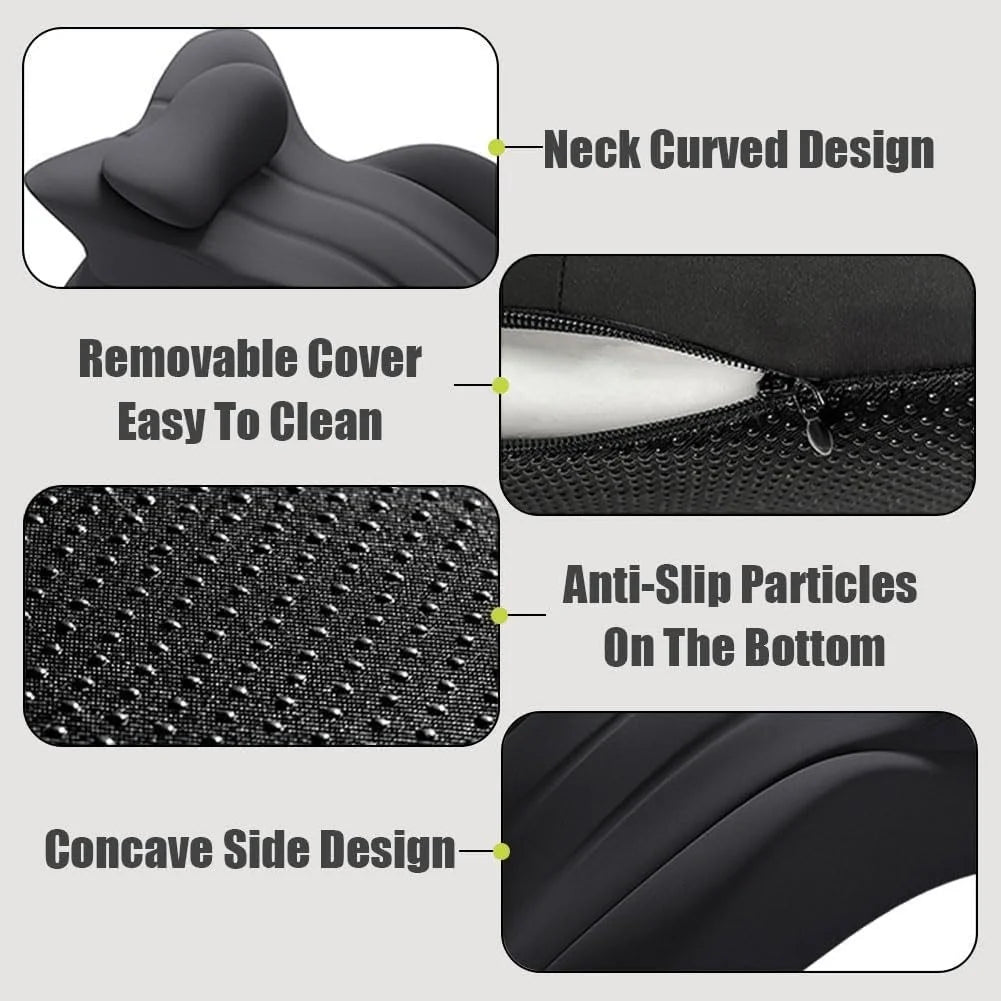 Bed Reading Pillow Multi-functional Lie Down Pillow Leg Waist And Back Cushion Washable Care Support Pad  Removable Body Pillow
