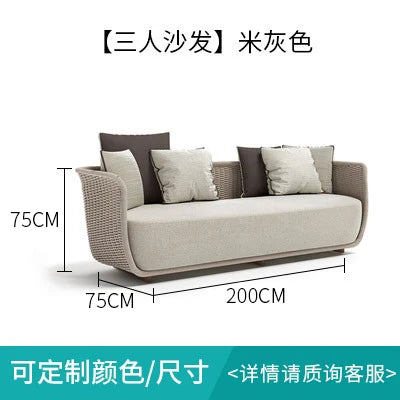 Rattan Wood Garden Furniture Sets Beach Fabric Garden Furniture Sets Round Backyard Muebles De Patio Exterior Patio Furnitures
