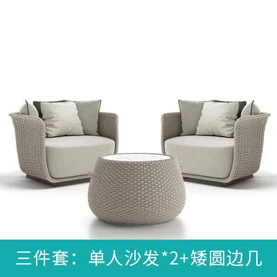 Rattan Wood Garden Furniture Sets Beach Fabric Garden Furniture Sets Round Backyard Muebles De Patio Exterior Patio Furnitures