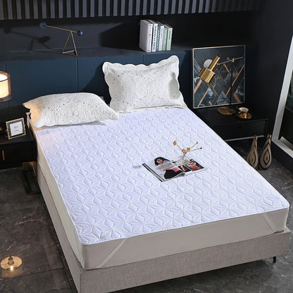 Waterproof Bedspread Bed Cover On The Bed Non-slip Breathable Mattress Protector with Elastic Band Anti-dirty Mat for Home Hotel