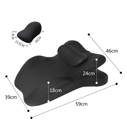 Couples Butt Cushion Memory Foam Wedge Pillow Bed Pillow for Reading Sleeping Lying Lumbar Support Pillow